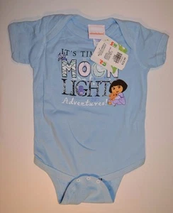 NWT Dora The Explorer Moonlight Adventures 12M Romper Nickelodeon Universe MOA! - Picture 1 of 7