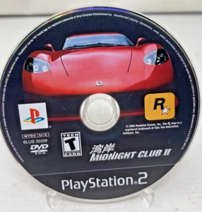 Midnight Club II 2 PS2 Playstation 2 SOLO DISCO senza tracciamento #B78 - Foto 1 di 3