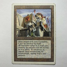 Juggernaut Magic The Gathering Revised Edition MTG 3rd Ed HP 1994 Poor/Awful