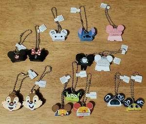 CHOOSE YOUR CHARACTER - Disney Parks 3D Foam Mini Ear Hat Keychains - New - Picture 1 of 17