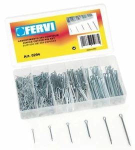 ASSORTIMENTO COPPIGLIE DI SICUREZZA FERVI 0294 555 PEZZI FERMI - Foto 1 di 2