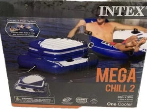 Mega Chill II Cooler Ice Chest Houseboat Inflatable 48"x38" Lake Holds 72 Cans - Picture 1 of 12
