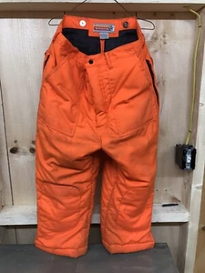 Winchester Snow Pants Men's L Blaze Orange Hunting Snowpants Used Reinforce Knee - Picture 1 of 5