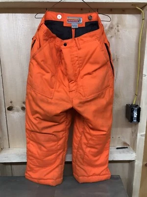 Winchester Snow Pants Men's L Blaze Orange Hunting Snowpants Used Reinforce Knee - Image 1 of 4