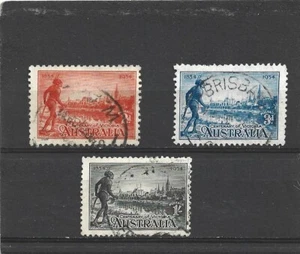 Australia 1934 Victoria Centenary Set of 3 Used - Bild 1 von 2