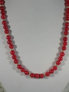 20" Quartz Bead Necklace - Bild 1 von 2