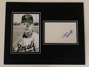 MLB LEGEND PAUL SPLITTORFF Signed Autographed Matted Photo w/cut 11"x14"  - Picture 1 of 2