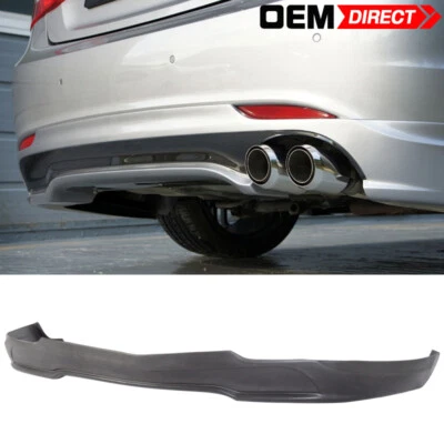 Fits 11-14 Hyundai Sonata IX Style Rear Bumper Lip Lower Spoiler Unpainted PU — 第 1/4 张图片