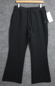 Lululemon Pants Women 10 Black 32" Textured High Rise Flared Track Athleisure - Picture 1 of 8
