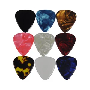 Lote de 100 púas de guitarra en blanco de celuloide pesado de 1,5 mm - Imagen 1 de 25