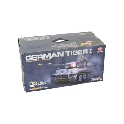 RC Panzer German Tiger I Heng Long 1:16 Grau Ferngesteuert  - Bild 1 von 4