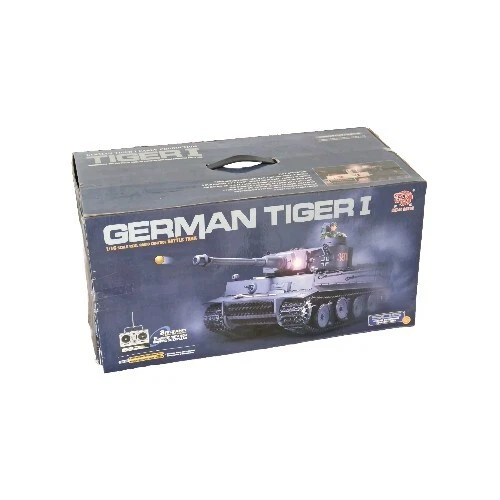 RC Panzer German Tiger I Heng Long 1:16 Grau Ferngesteuert  - Bild 1 von 4