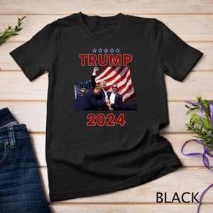Camisa I Will Never Stop Fighting for America Trump - Imagen 1 de 15