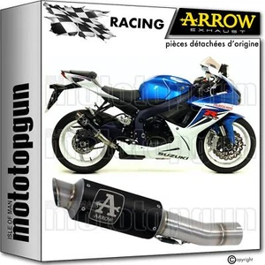 ARROW POT ECHAPPEMENT RC GP2 GP-2 NICHROM NOIR SUZUKI GSX-R 600 IE 2012 12 - Photo 1/4