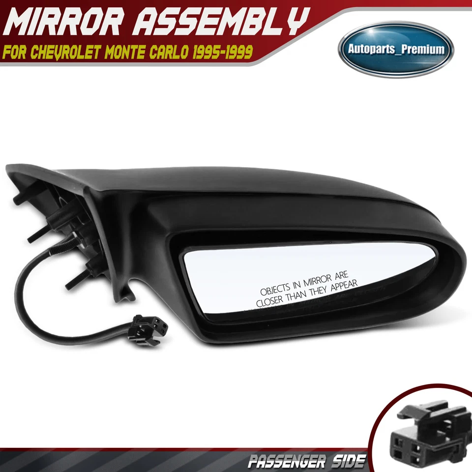 Espejo retrovisor eléctrico para pasajeros con plegable eléctrico para Chevrolet Monte Carlo 1995-1999 Foto 1 de 4