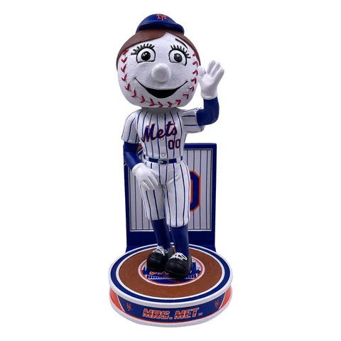 Mrs. Met New York Mets Hero Series Bobblehead MLB Baseball Cover