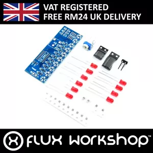NE555 CD4017 scrollendes rotes Licht SMD ungelötet zum Selbermachen Kit Löten Fluss Workshop - Bild 1 von 4
