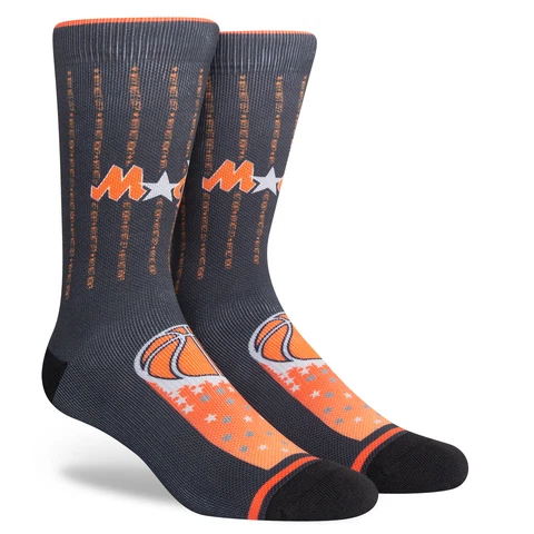 Men's Anthracite Orlando Magic 2021/22 City Edition Crew Socks Cover