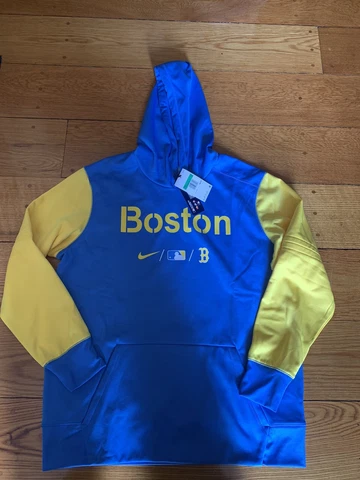 Boston Red Sox NIKE City Connect Therma Fit Hoodie Hooded Sweatshirt Mens XL Cover