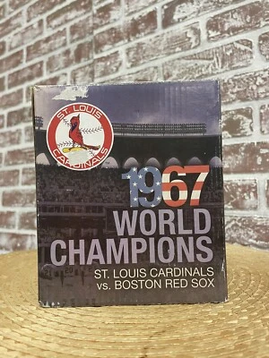 St. Louis Cardinals 1967 World Series Champion Beer Stein Cards Budweiser A3 - Image 1 of 4
