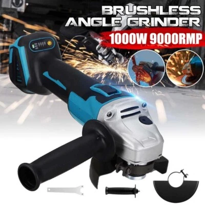 Akku Winkelschleifer Schleifmaschine Trennschleifer Flex 1000W Für Makita 18V - Bild 1 von 4