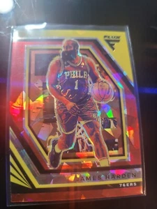 2022-23 Panini Flux - Red Cracked Ice Prizm #14 James Harden - Picture 1 of 2