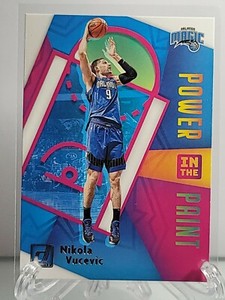 2020-21 Donruss Nikola Vucevic Power In The Paint Insert #4 Orlando Magic!