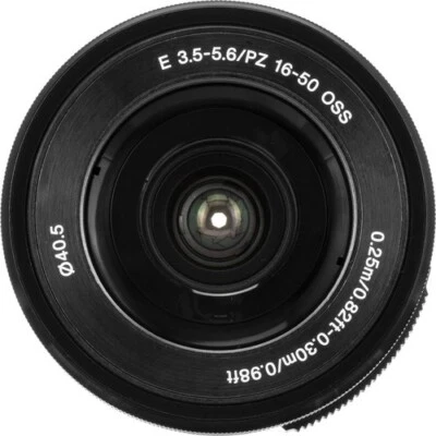 Sony SELP1650 E PZ Objektiv 16–50 mm f/3,5–5,6 OSS Power Zoom Kit E-Mount schwarz - Bild 1 von 3