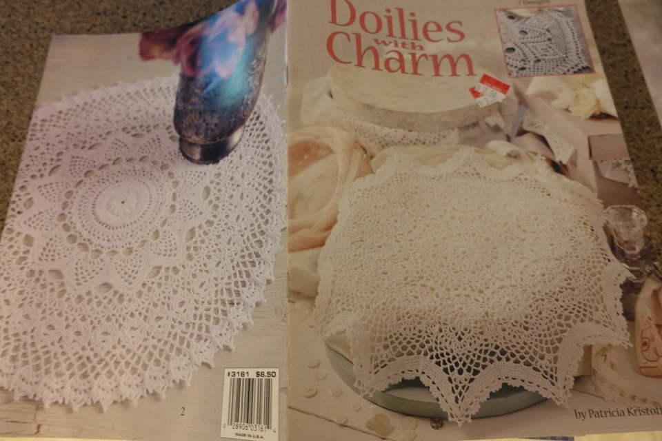 Leisure Arts Crochet Pattern 3161 Doilies with Charm by Patricia Kristoffersen - Image 1 of 1
