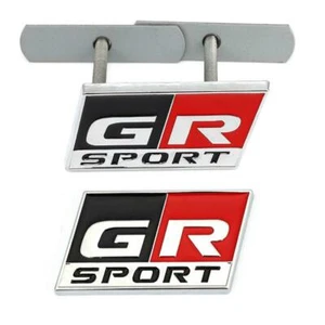 NEW 1X GR Sport GRILL BADGE OR TRUNK BADGE Rear Tailgate Emblem Metal - Bild 1 von 6