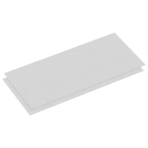 6061 aluminum sheet, 100mm x 50mm 0.5mm thick flat metal protection film, 2pcs - Picture 1 of 5
