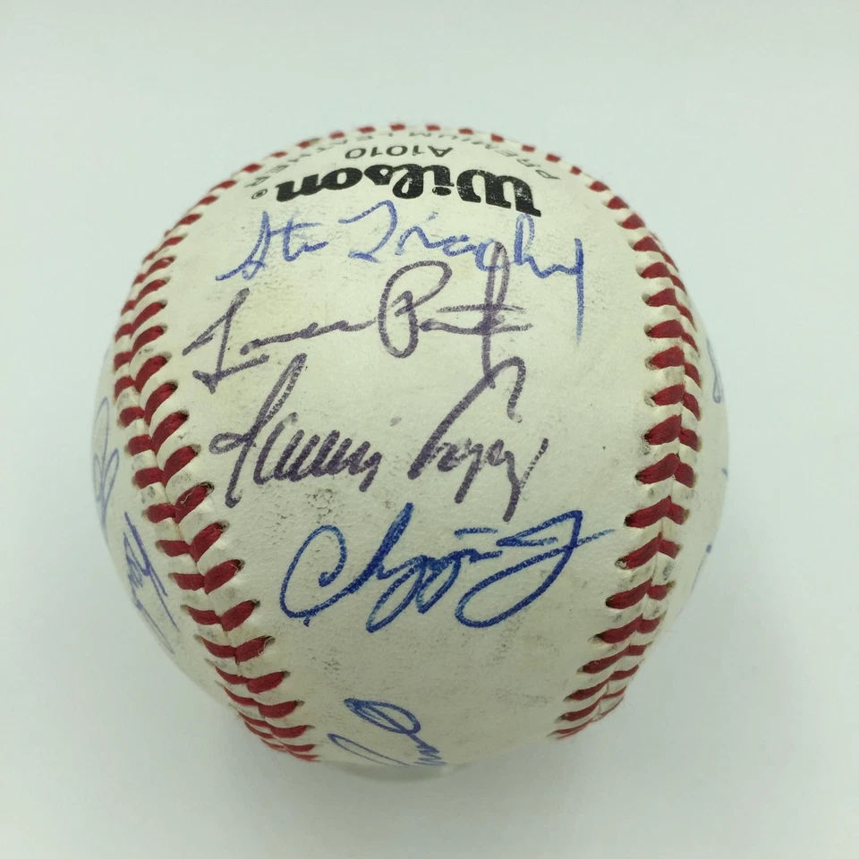 Incredible Chipper Jones Pre Rookie Signed 1993 All Star Game Baseball PSA DNA - Image 1 of 4