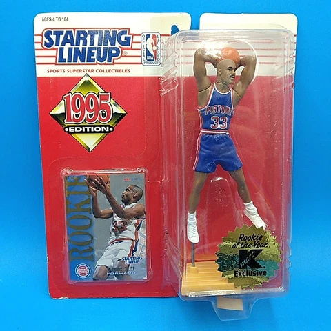 Starting Lineup 1995 Grant Hill Rookie Action Figure NBA Detroit Pistons Cover