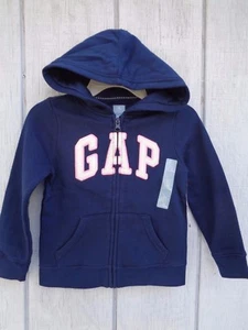 NEW Baby Gap Hoodie Size 5 Years 5T Hooded Jacket Coat Logo Girls - Picture 1 of 4