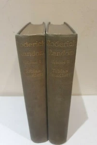 Roderick Random Volume I & II - Tobias Smollett - Hardback 1926 - Picture 1 of 8