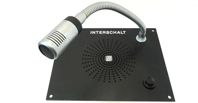 Tischmikrofon IS INTERSCHALT LS-MFP Schwanenhals-Mikrofon Microphone Mikro 30W - Bild 1 von 4