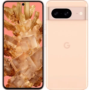 Google Pixel 8 5G Rose 128GB + 8GB Dual-Sim Factory Unlocked SIMFree NEW - Afbeelding 1 van 3