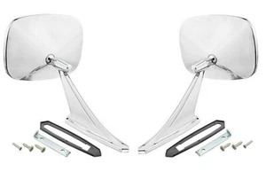 RestoParts Outside Door Mirror Set For 1969-72 Pontiac GTO Grand Prix Bonneville - Picture 1 of 4