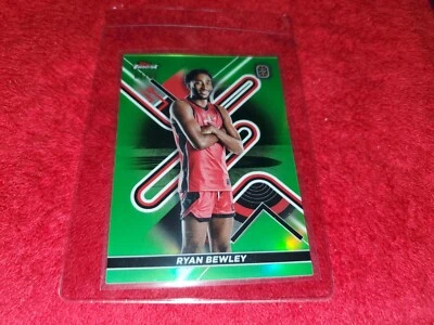 2023 TOPPS FINEST OVERTIME CARD OF RYAN BEWLEY GREEN 04/99 - Image 1 of 2