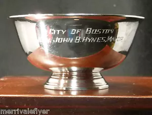 Tazón de plato de plata de presentación vintage de Reed & Barton Boston Massachusetts Hynes - Imagen 1 de 6