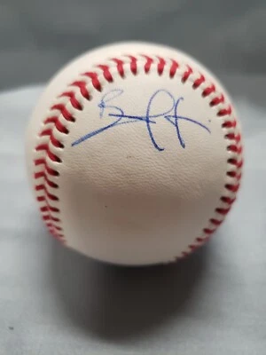 Bradley Zimmer autógrafo RAWLINGS béisbol TORONTO BLUE JAYS Cleveland automático Foto 1 de 4