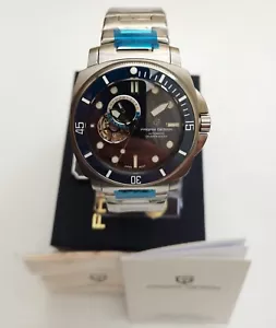 NEU IN OVP PAGANI DESIGN PD1736 AUTOMATIK BLAU STAHL OPEN HEART UHR SEIKO NH39 200M - Bild 1 von 6