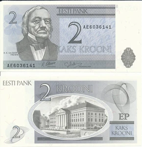 Estonia / Estland [07] - 2 Krooni 1992 UNC - Pick 70a - Picture 1 of 1