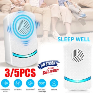 5pc Pest Repeller Ultrasonic Insect Reject Electronic Mouse Rat Mosquito Control - Picture 1 of 17