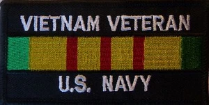 VIETNAM VETERAN PATCH U.S. NAVY - NUOVA TOPPA GILET - Foto 1 di 1