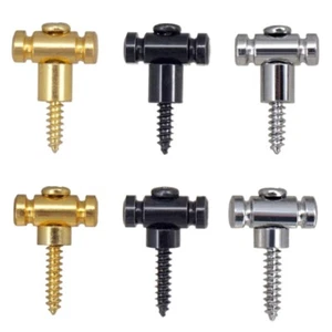 Roller Guitar String Tree Guides Retainers String Guide Set with Mounting Screws - Picture 1 of 11