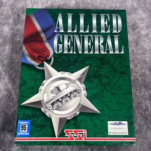 Juego PC Allied General - con CD-ROM Manual Original Raro Caja Grande Segunda Guerra Mundial Estrategia - Imagen 1 de 8