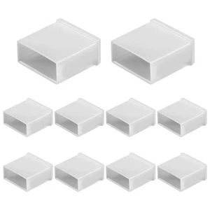 10 pcs klar Plastik USB Typ A Stecker staubdicht Stecker Stopper Schutz Kap1958 - Photo 1/7