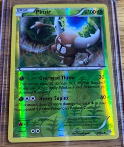 Pokémon Pinsir BREAKthrough 3/162 Reverse Holo Uncommon - LP - Bild 1 von 2