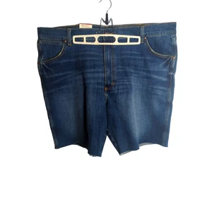 Wrangler denim blue jeans cut off shorts Men's Size 42 Rodeo Festival Jorts - Picture 1 of 2